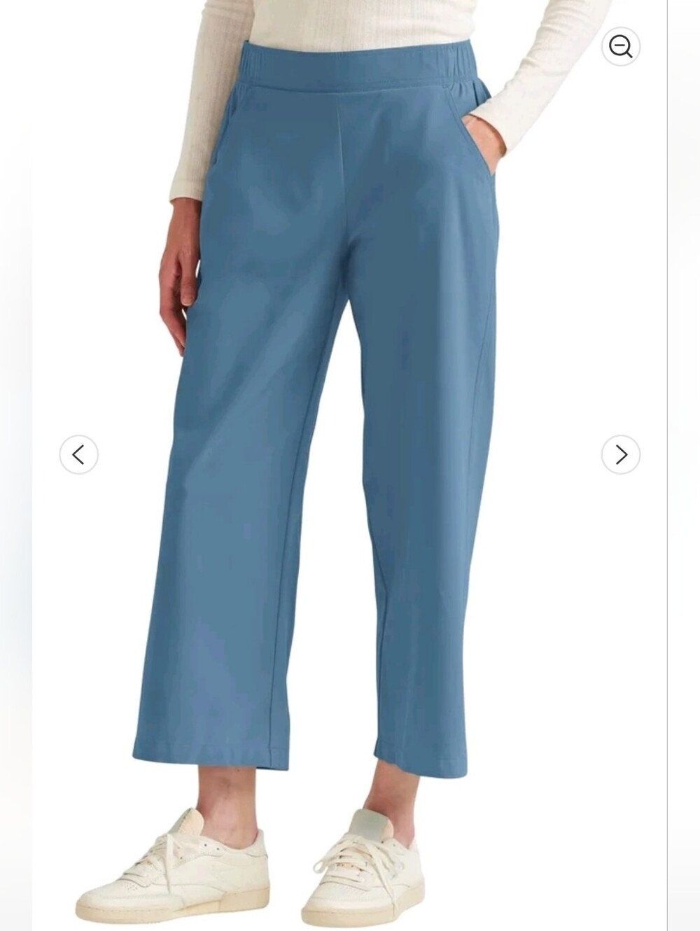 NWT Eddie Bauer Traveler Crop Pant - Teal Blue - Size XS